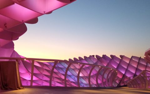 Puesta de sol en la terraza